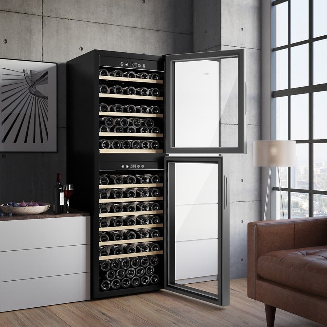 Отдельностоящий винный шкаф Libhof GQD-120 Black