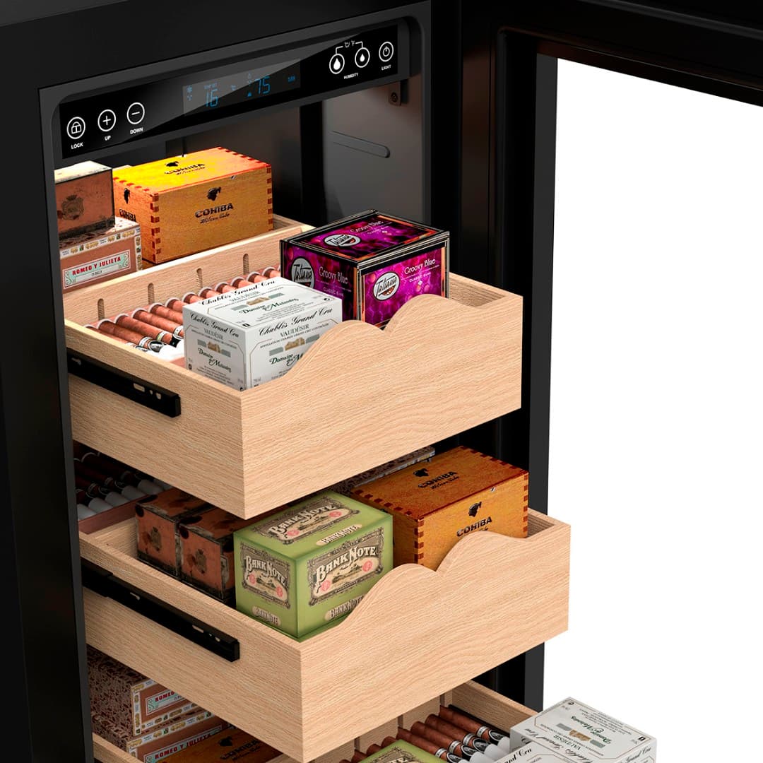 Сигарный шкаф Libhof BR-300 Black