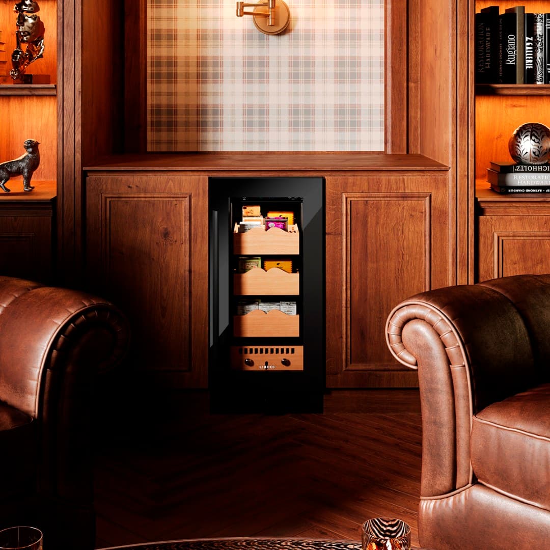 Сигарный шкаф Libhof BR-300 Black