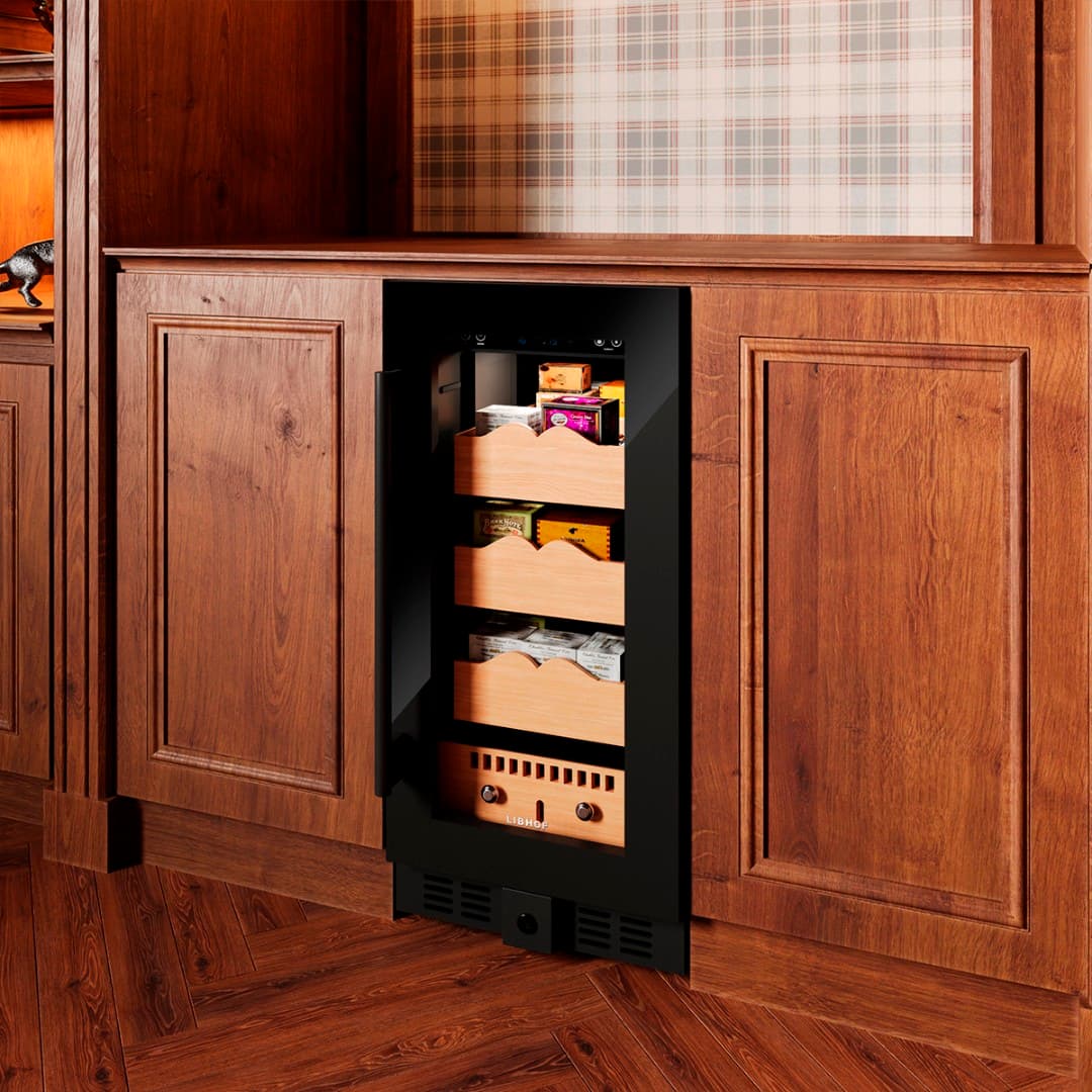 Сигарный шкаф Libhof BR-300 Black