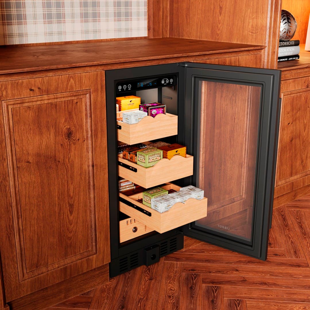 Сигарный шкаф Libhof BR-300 Black