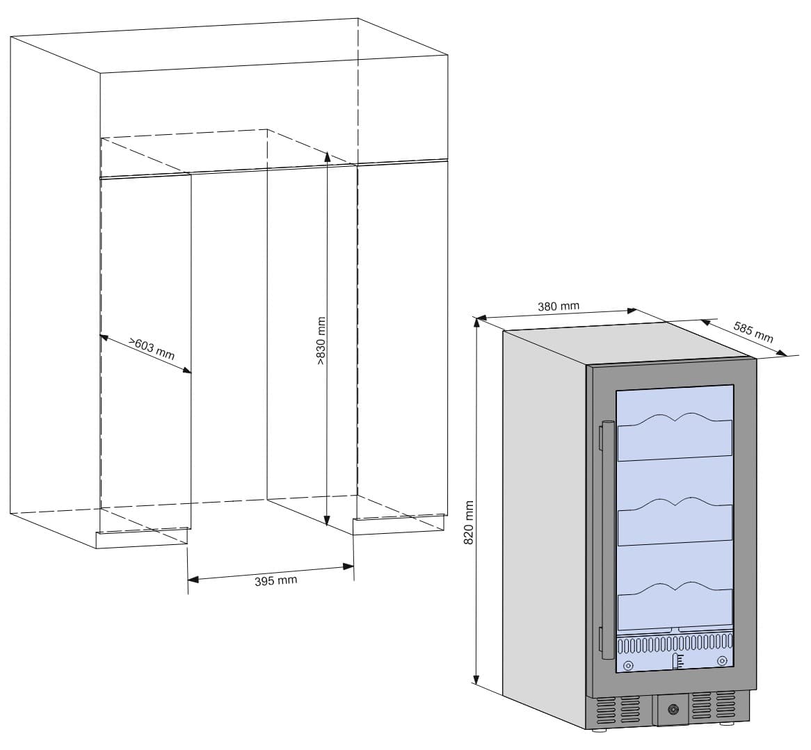 Сигарный шкаф Libhof BR-300 Black