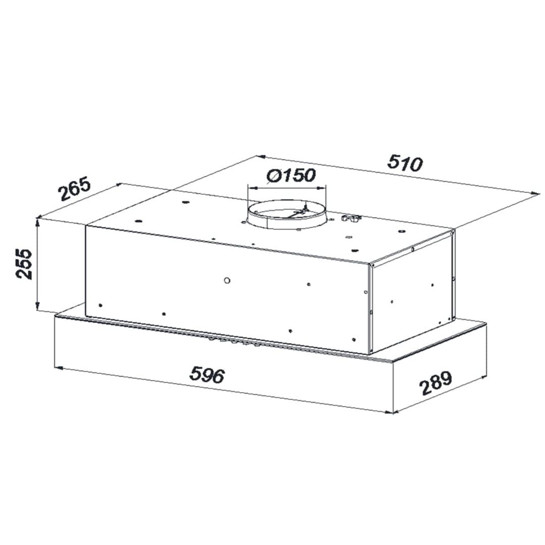 Встраиваемая вытяжка Konigin Aerin Black 60