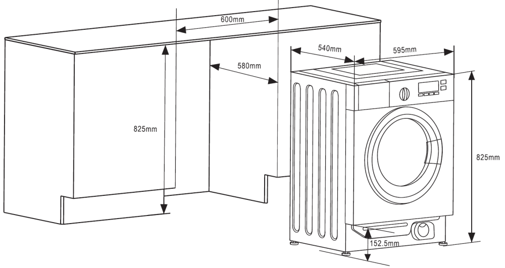 Встраиваемая стиральная машина Kuppersbusch W 6508.1 v