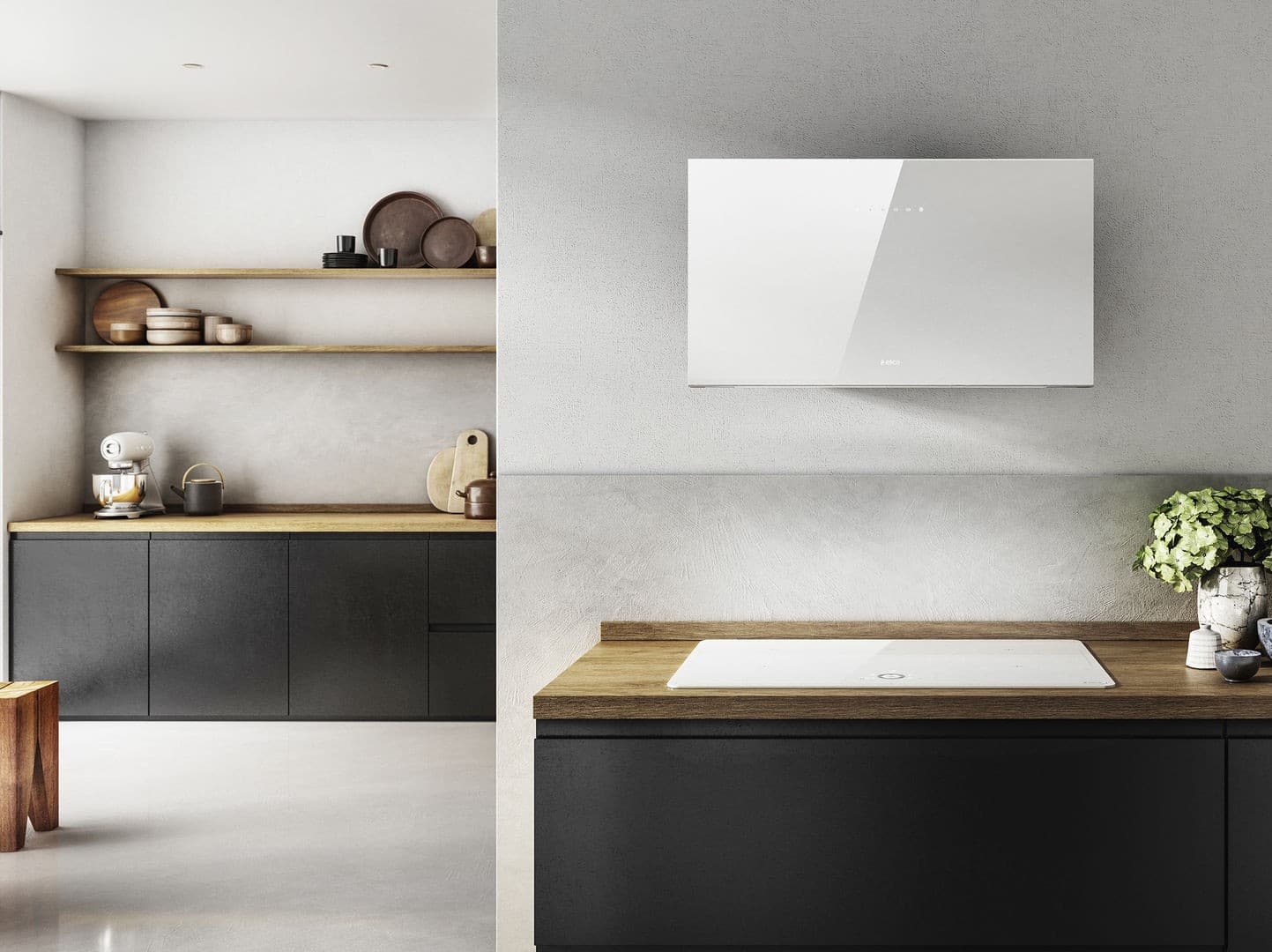 Пристенная вытяжка Elica PLAT WH/F/80 -уценка