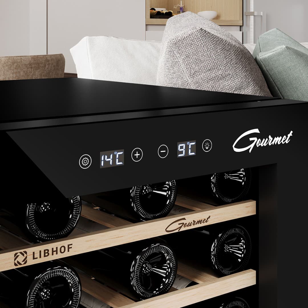 Отдельностоящий винный шкаф Libhof GMD-54 black