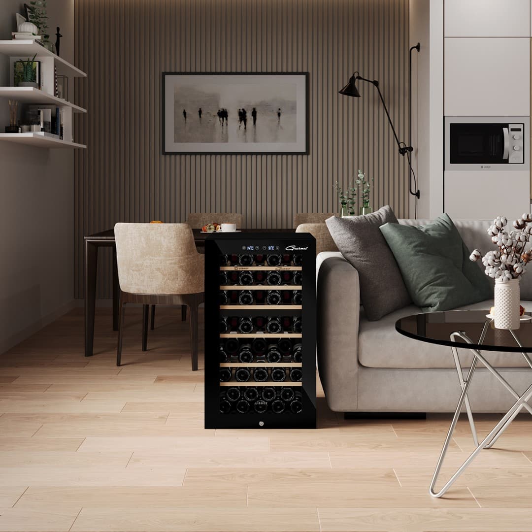Отдельностоящий винный шкаф Libhof GMD-54 black
