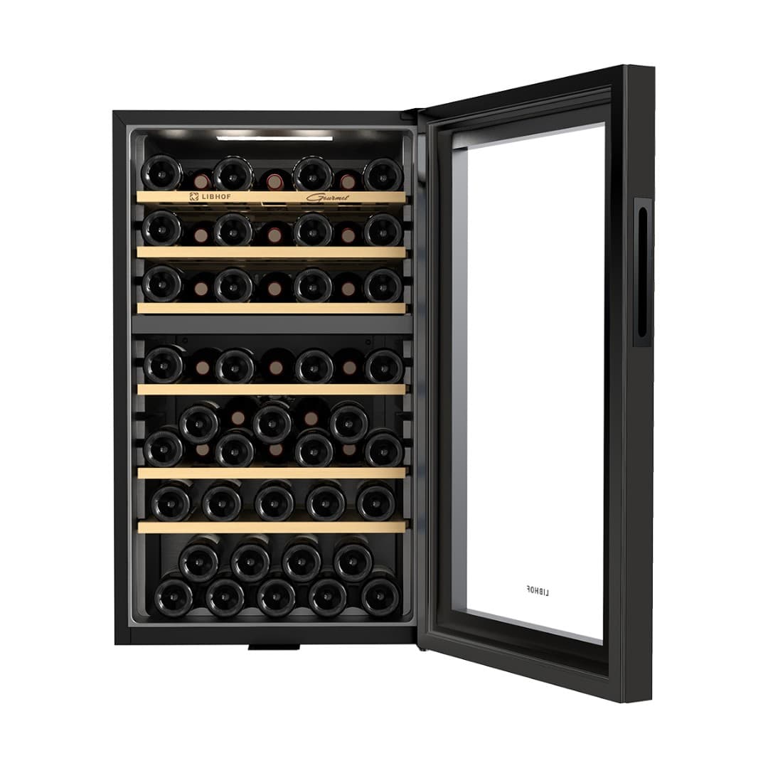 Отдельностоящий винный шкаф Libhof GMD-54 black