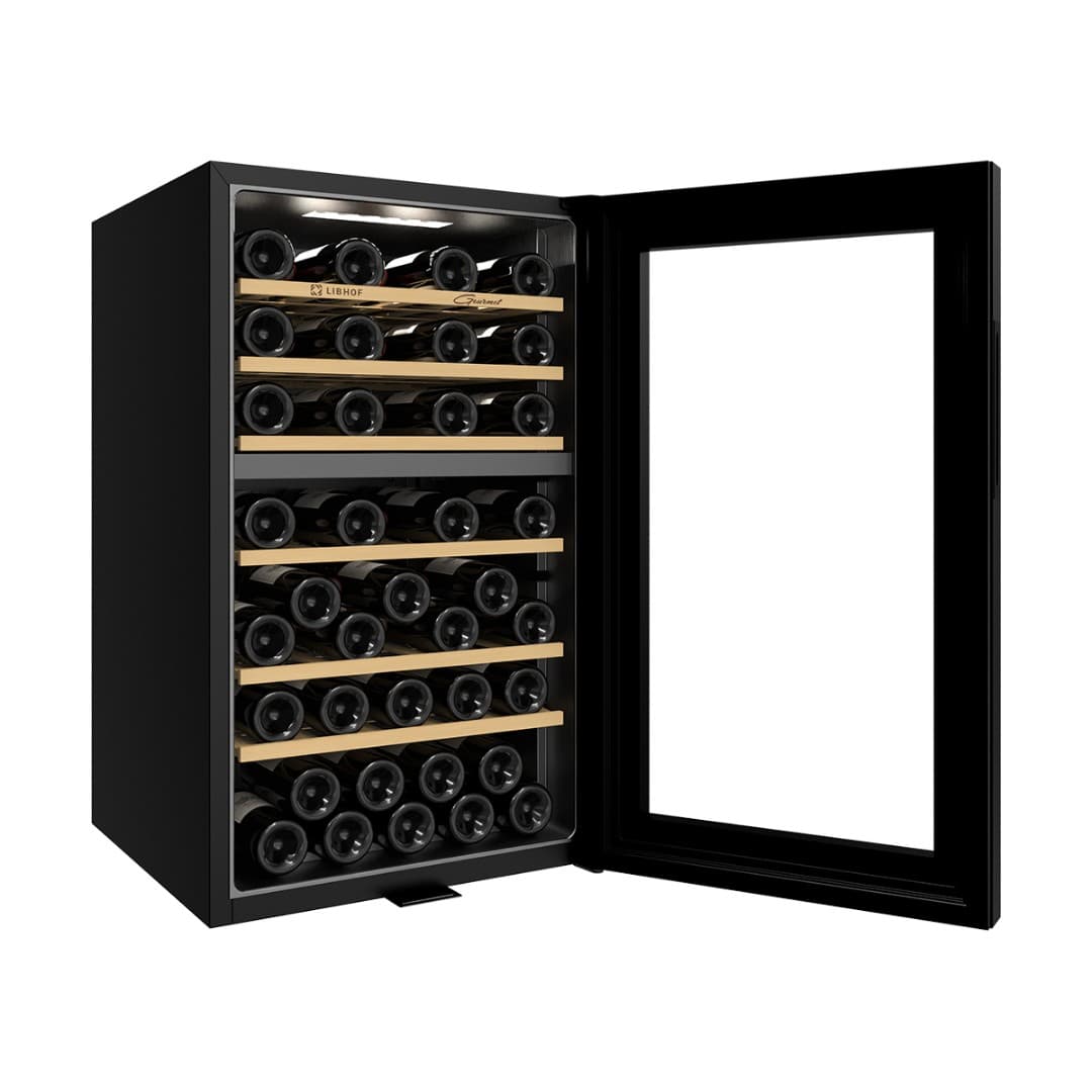 Отдельностоящий винный шкаф Libhof GMD-54 black