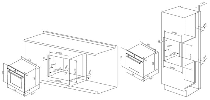Электрический духовой шкаф Graude PREMIUM BMDP 60.4 S