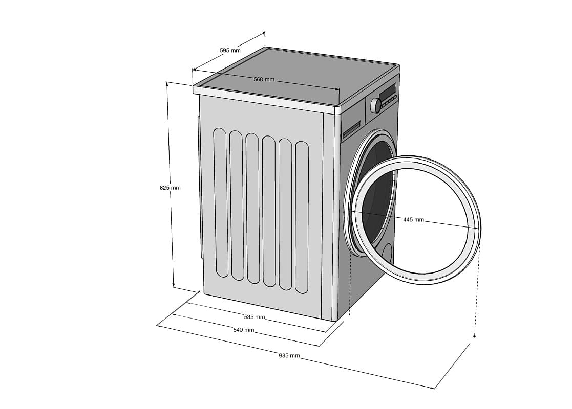 Встраиваемая стиральная машина с сушкой Korting KWDI 14I96
