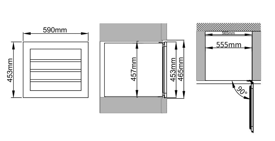 Встраиваемый винный шкаф MC Wine W24S
