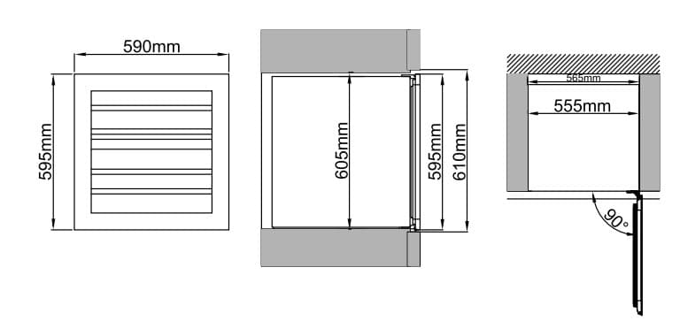 Встраиваемый винный шкаф MC Wine W35B