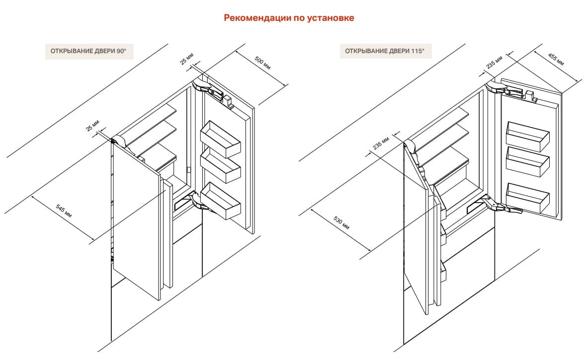 Встраиваемый French door холодильник Signature Kitchen Suite SKSFD3634P (SKSFD3614P)