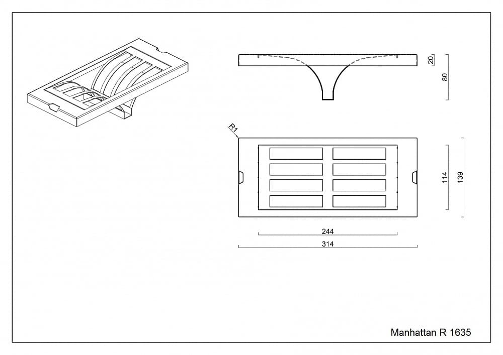 Модуль для сушки посуды Reginox R1635