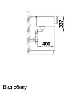 Кухонная мойка Blanco VINTERA XL 9-UF белый