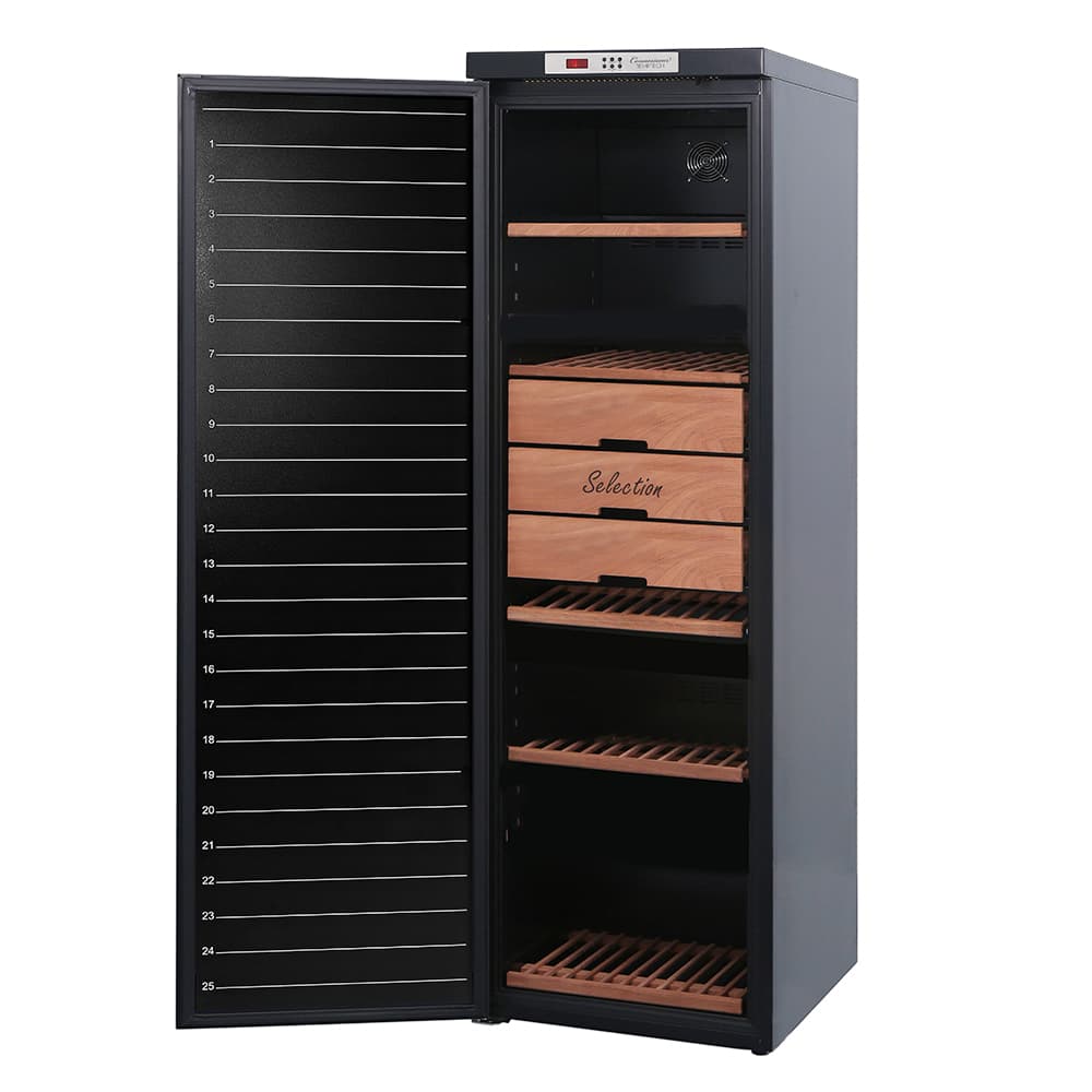 Отдельностоящий винный шкаф Temptech TCON196SYBL