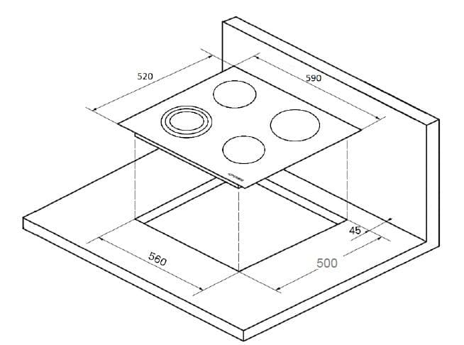 Электрическая варочная панель Kuppersberg ECS 623