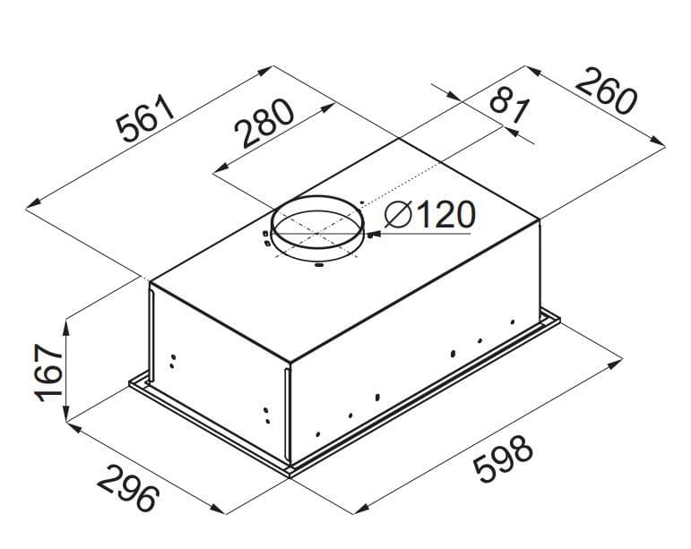 Встраиваемая вытяжка Maunfeld CROSBY SINGL 60 WHITE Gl