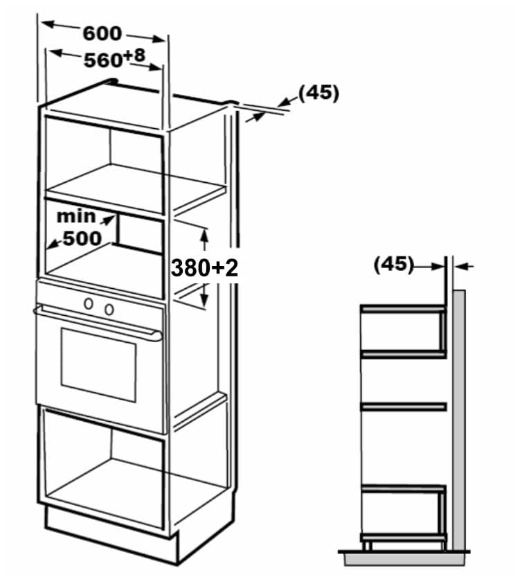 Встраиваемая микроволновая печь Exiteq EXM-106 BLACK