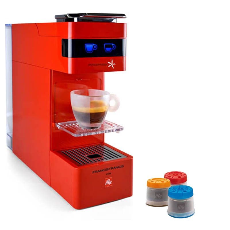 Отдельностоящая кофемашина Illy iperEspresso Y3 красная