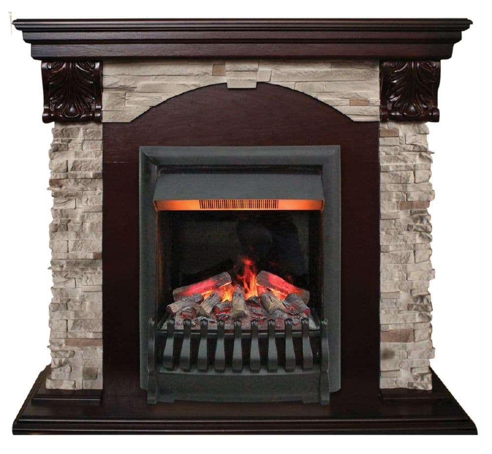 Каминокомплект Real Flame Dublin ROCK STD/EUG AO + 3D Oregan