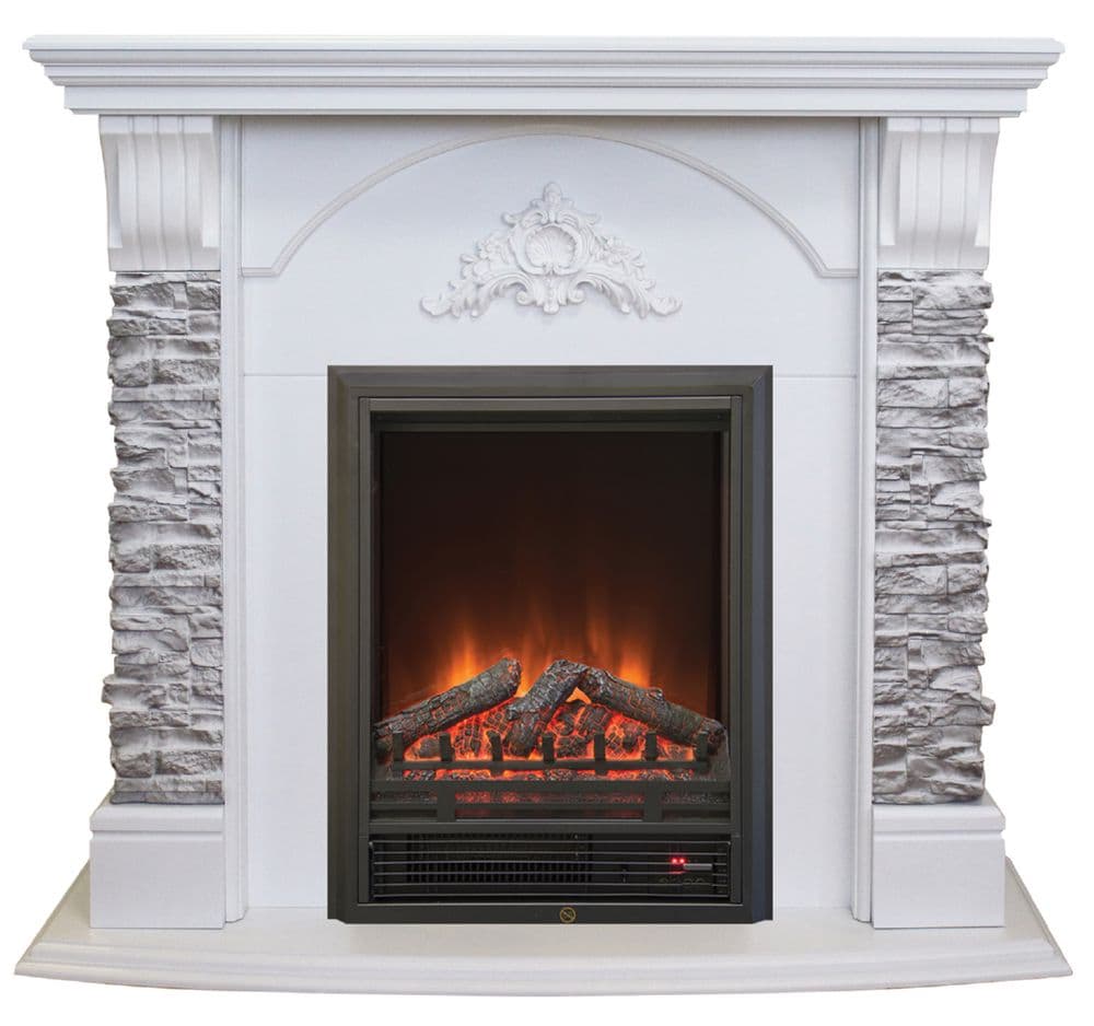 Каминокомплект Real Flame Athena GR STD/EUG/25/25'5 WT + Eugene