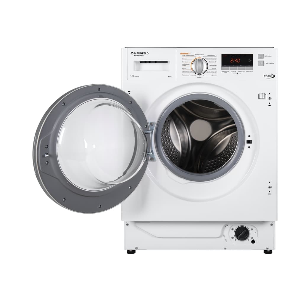Встраиваемая стиральная машина с сушкой Maunfeld MBWM1486S