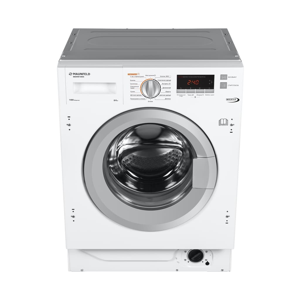 Встраиваемая стиральная машина с сушкой Maunfeld MBWM1486S