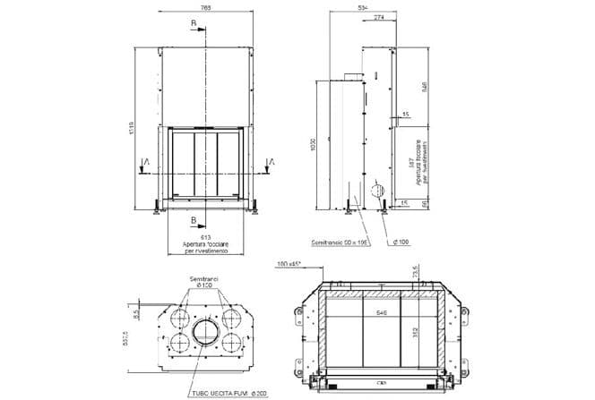 Дровяная печь MCZ Forma 65
