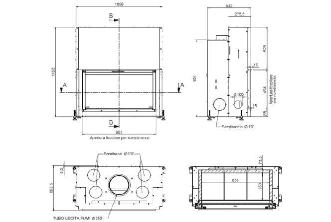 Дровяная печь MCZ Forma 95