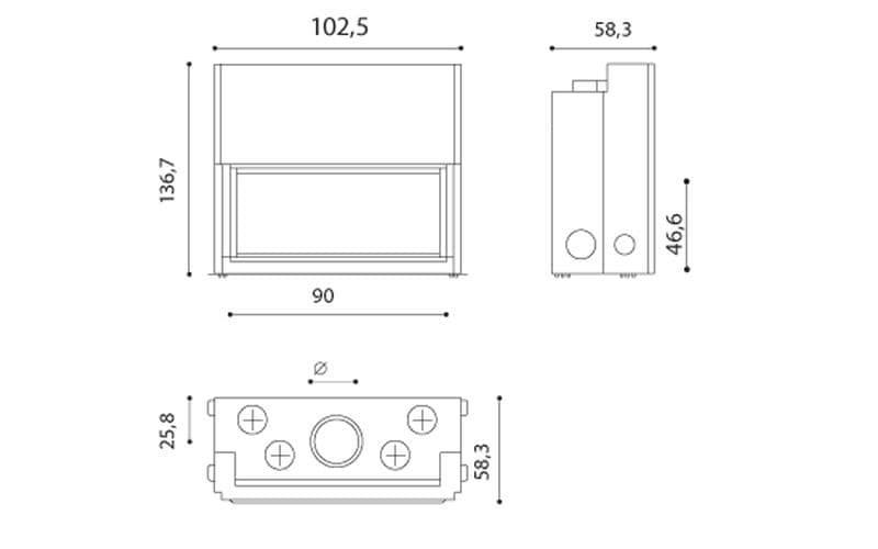 Дровяная печь MCZ Forma 95 DX