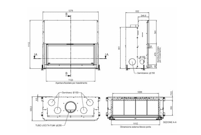 Дровяная печь MCZ Forma 115
