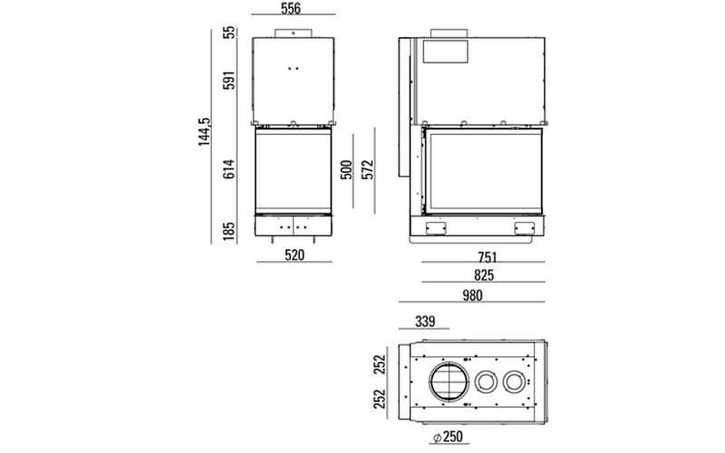 Дровяная печь MCZ Forma T50