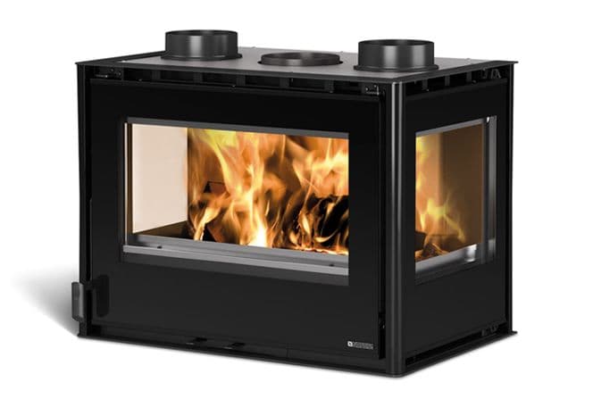 Дровяная печь La Nordica Inserto 70 Crystal 3 Lati