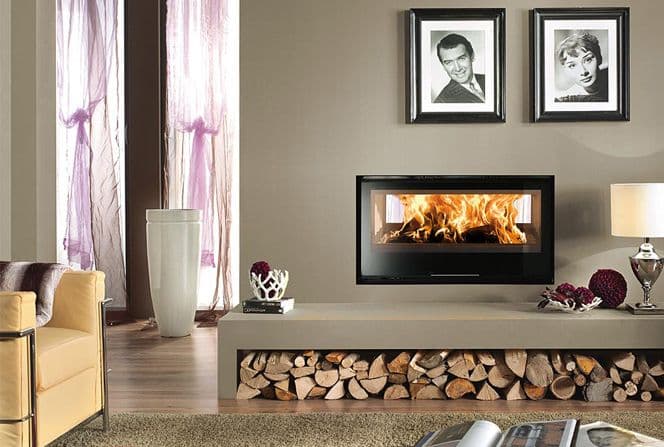 Дровяная печь La Nordica Focolare 100 Bifacciale Hybrid