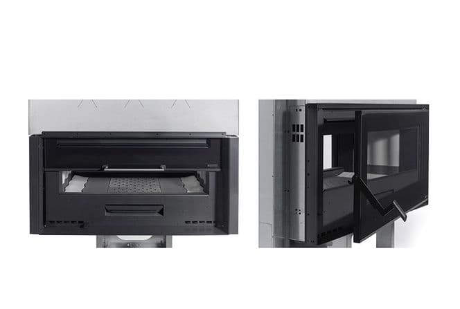 Дровяная печь La Nordica Focolare 100 Bifacciale Hybrid