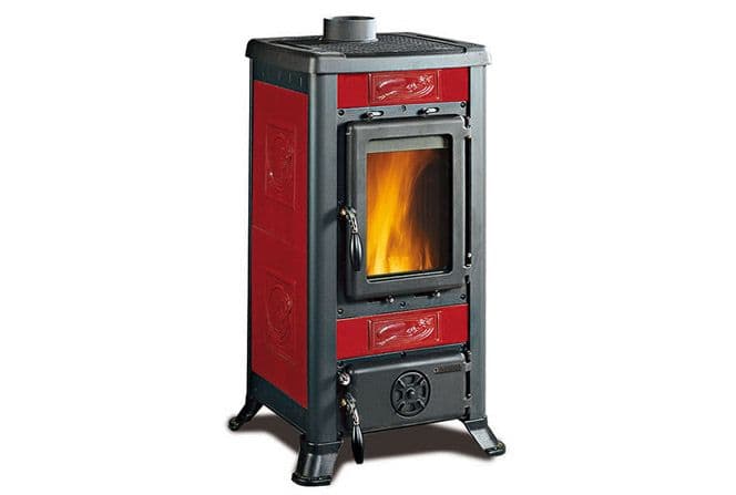 Дровяная печь La Nordica Fulvia бордовый