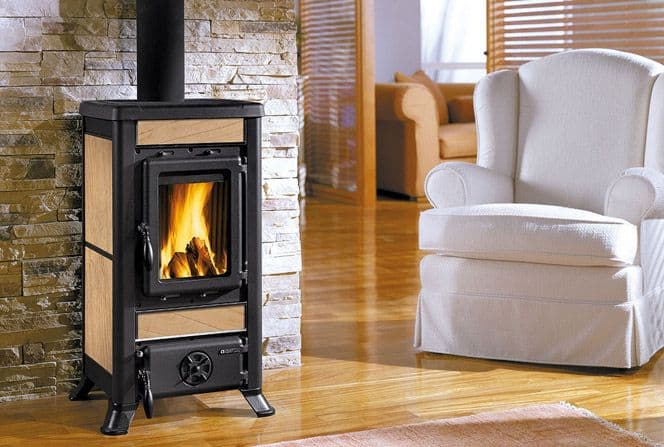 Дровяная печь La Nordica Fulvia серый