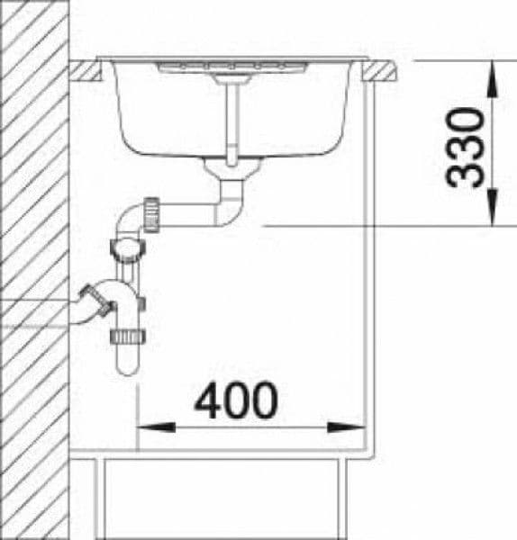 Кухонная мойка Blanco ZIA 45S алюметаллик