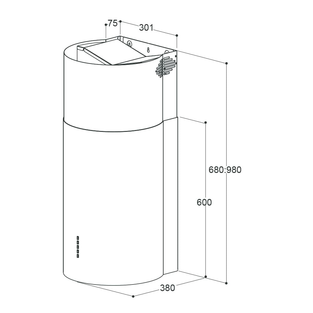 Пристенная вытяжка Zigmund&Shtain K 333.41 W