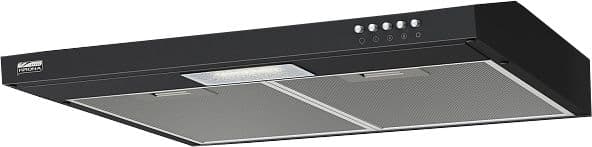 Подвесная вытяжка Krona Jessica slim 500 black PB