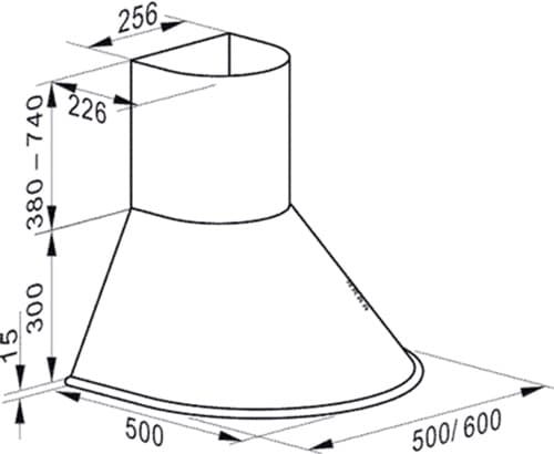 Пристенная вытяжка Kaiser A 5413
