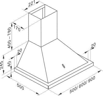 Пристенная вытяжка Kaiser A 5416