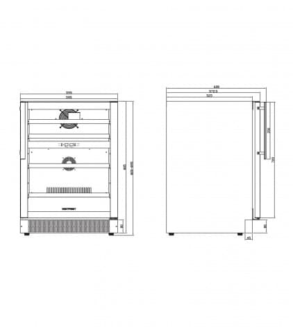 Отдельностоящий винный шкаф Vestfrost W 45